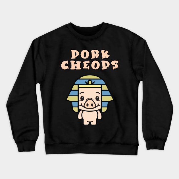 Pork Cheops Crewneck Sweatshirt by lilmousepunk